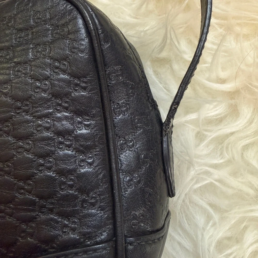 Gucci Bree Black Microguccissima Crossbody - Picture 9 of 12